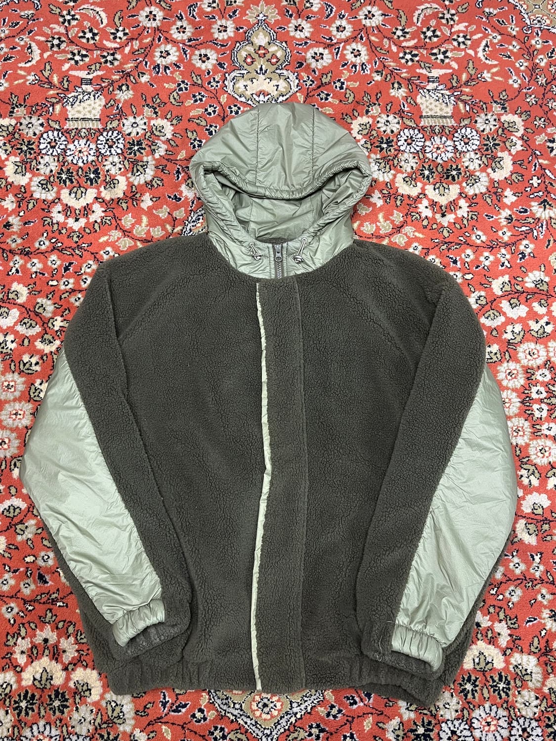 [M] 라퍼지스토어 그린 후드 플리스 자켓 상품이미지1