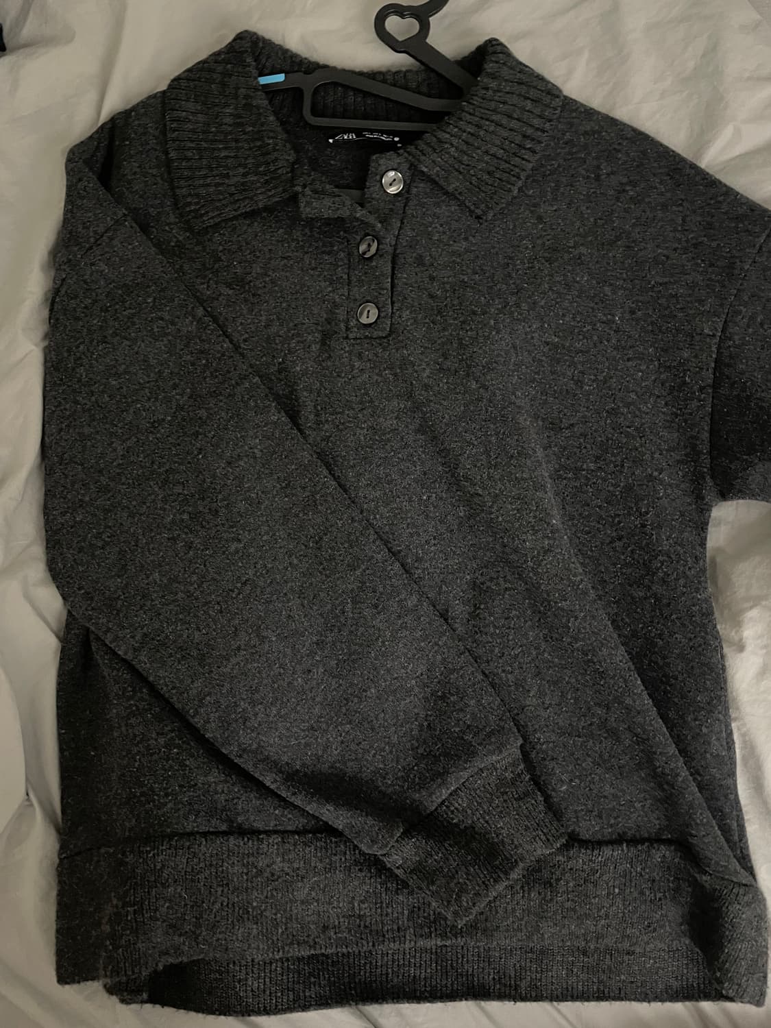 Zara(자라) 소프트 폴로 칼라 스웨터셔츠 상품이미지2