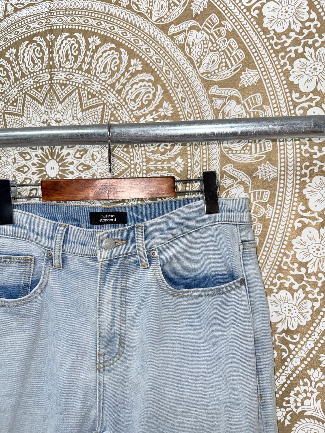 무신사스탠다드 연청 데님팬츠  상품이미지4