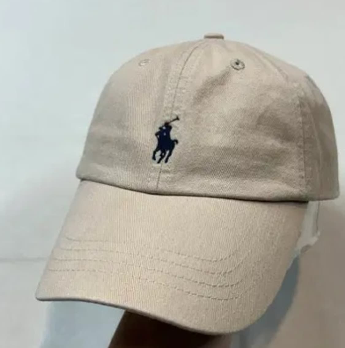 폴로 베이지 치노 볼캡 상품이미지1