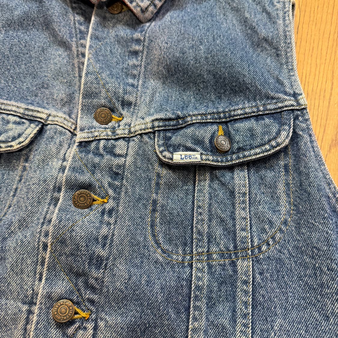 LEE 리메이크 타탄 체크 베스트 상품이미지3