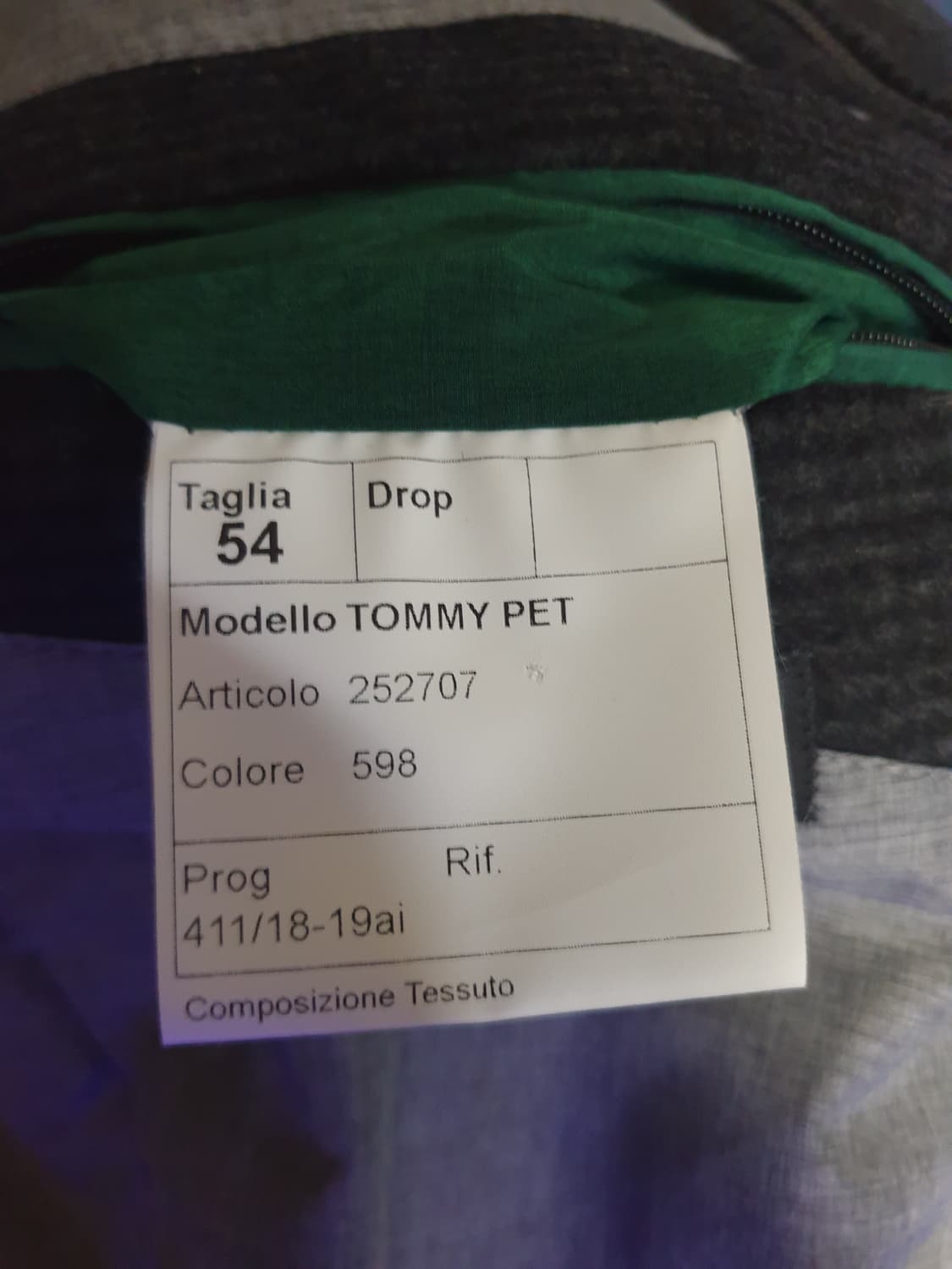 (이태리) 바니스뉴욕 피아텔리  클래식 내피형 블레이저 다크그레이 (L) 상품이미지8