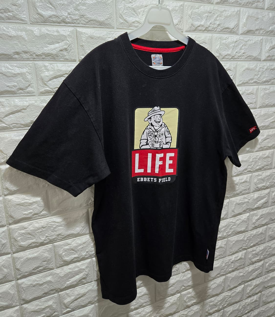 이벳필드 플란넬 코튼 반팔티 95~100 상품이미지2