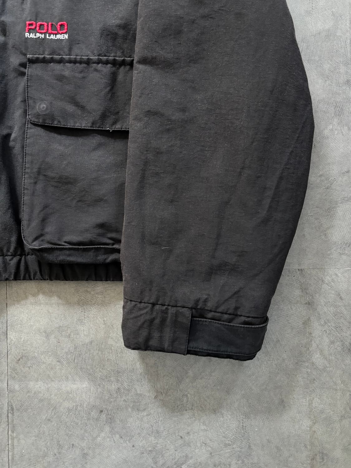 Polo 폴로 랄프로렌 90‘s 블랙 플리스 파카 상품이미지6