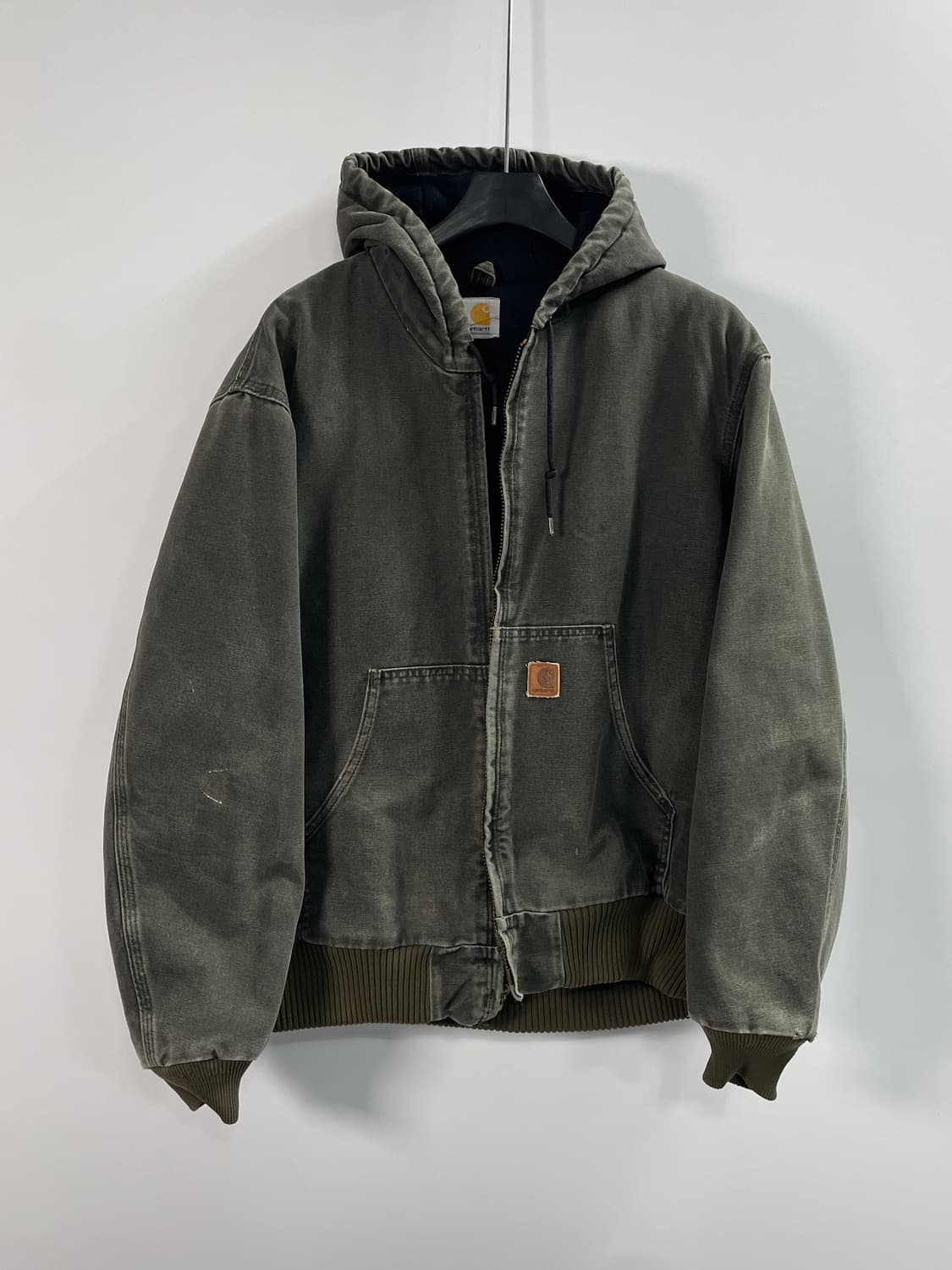 칼하트 J130 모스그린 덕액티브 자켓 (on.448) 상품이미지1