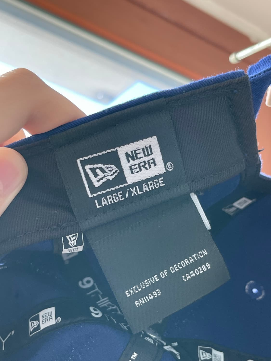 뉴에라 언스트럭쳐 la 다저스 워시드 블루 L/XL 상품이미지2