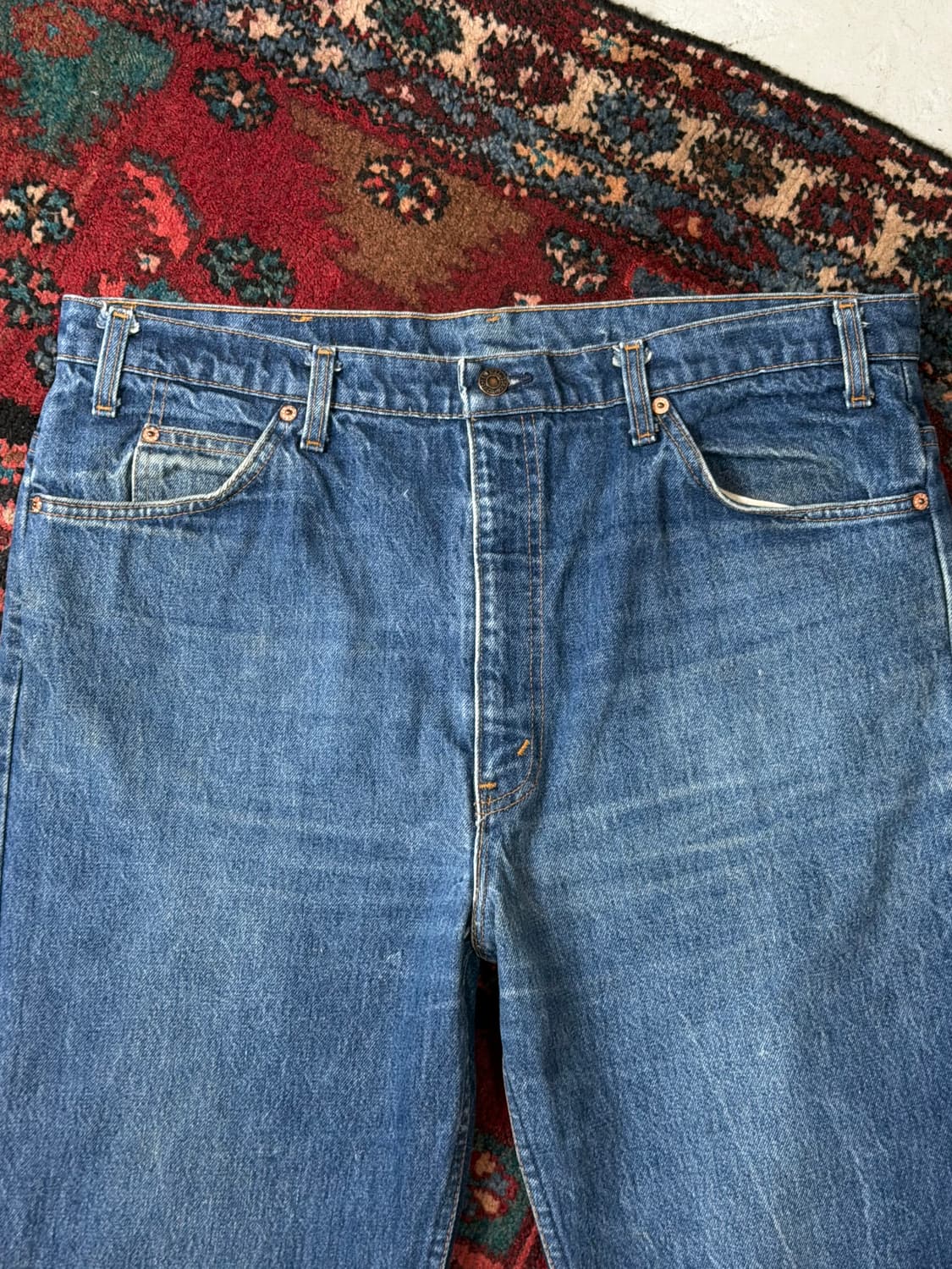 90's USA Made 빈티지 리바이스 517 오렌지탭 부츠컷 상품이미지5