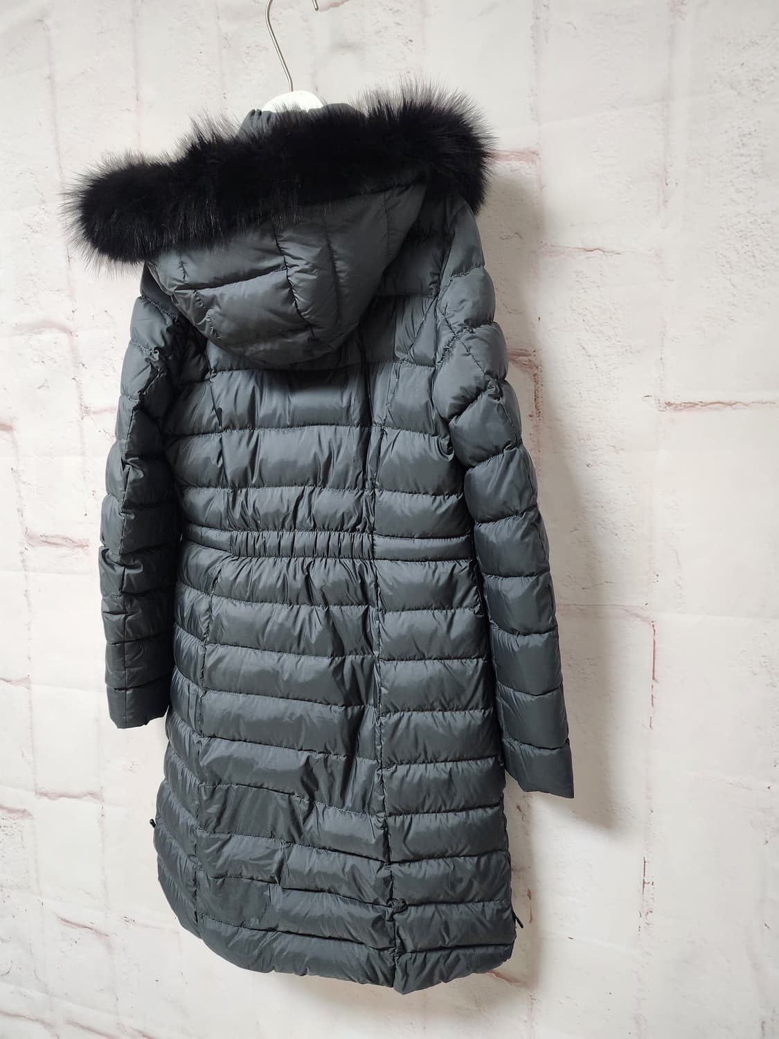 헤지스 폭스퍼 후드 롱 패딩 상품이미지4