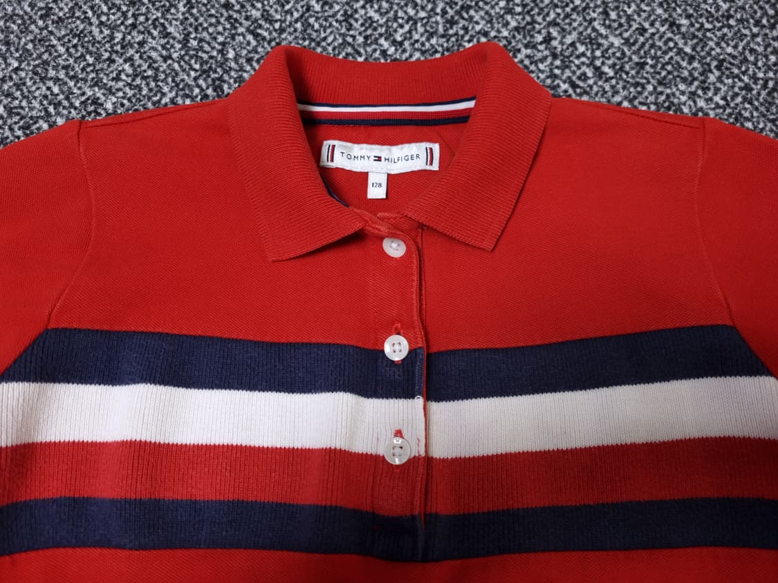 [무료배송][120-130]타미힐피거 키즈 피케 카라 원피스 상품이미지4