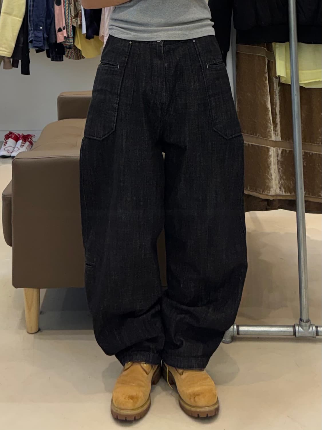 폴리테루 리소 데님 팬츠 상품이미지5