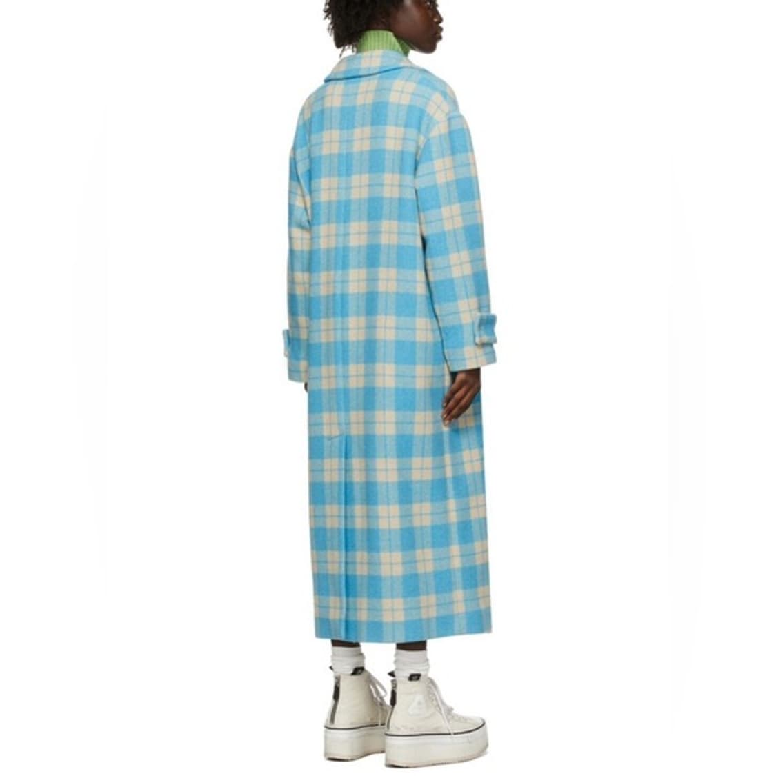 MSGM 체크 울 코트 상품이미지9