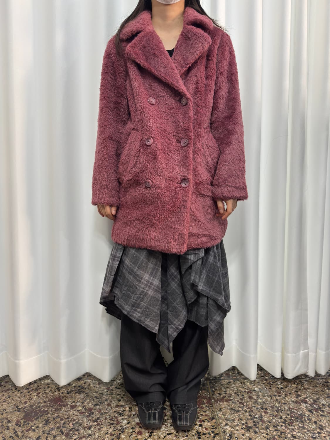 doclasse pink fur coat 상품이미지5