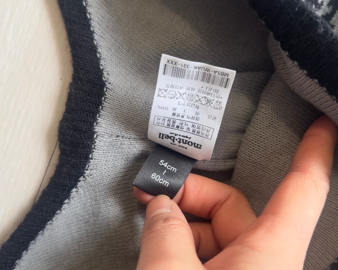 [MONTBELL] nordic knit pattern beanie 상품이미지4