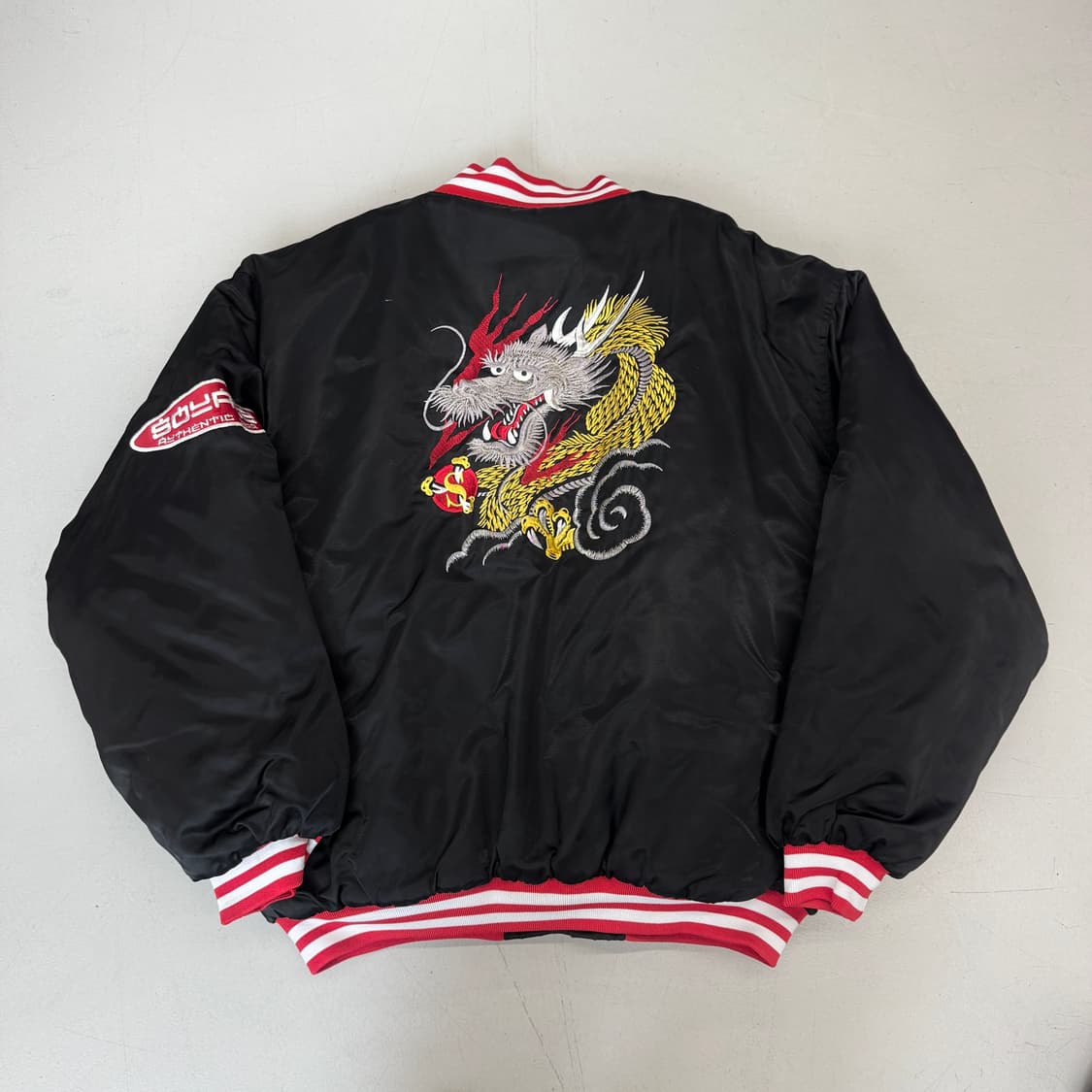 90s 시카고 용자수 올드스쿨 바시티 점퍼 자켓 상품이미지3