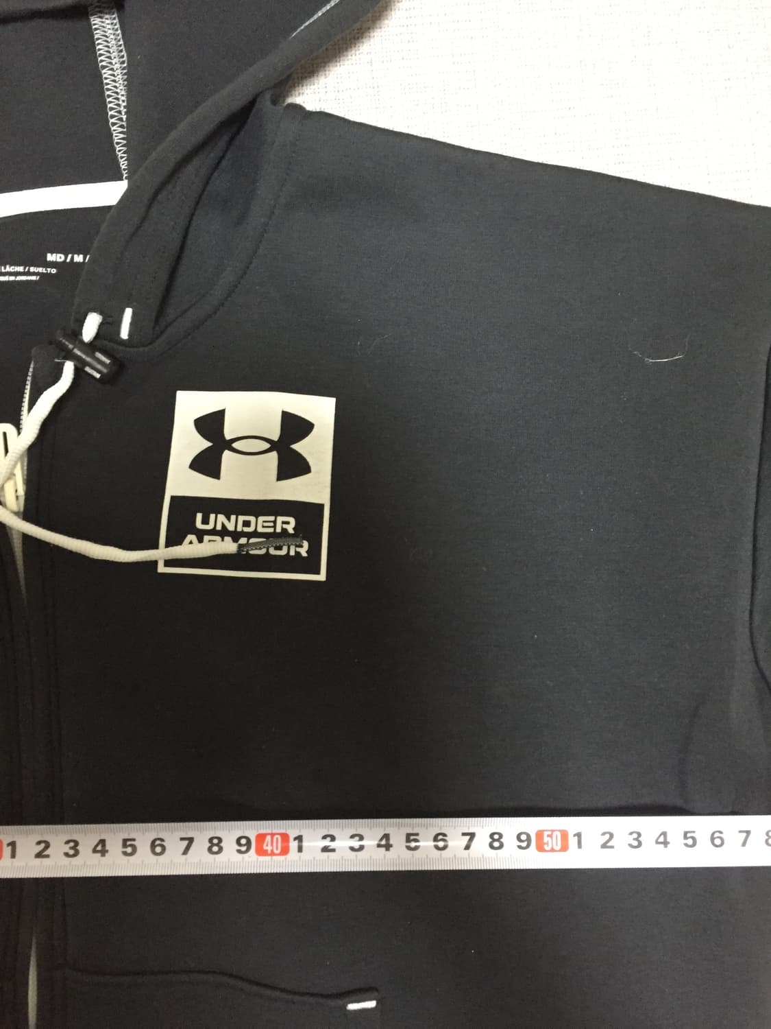 Underarmour 언더아머 가슴로고 운동복 후드집업 상품이미지2