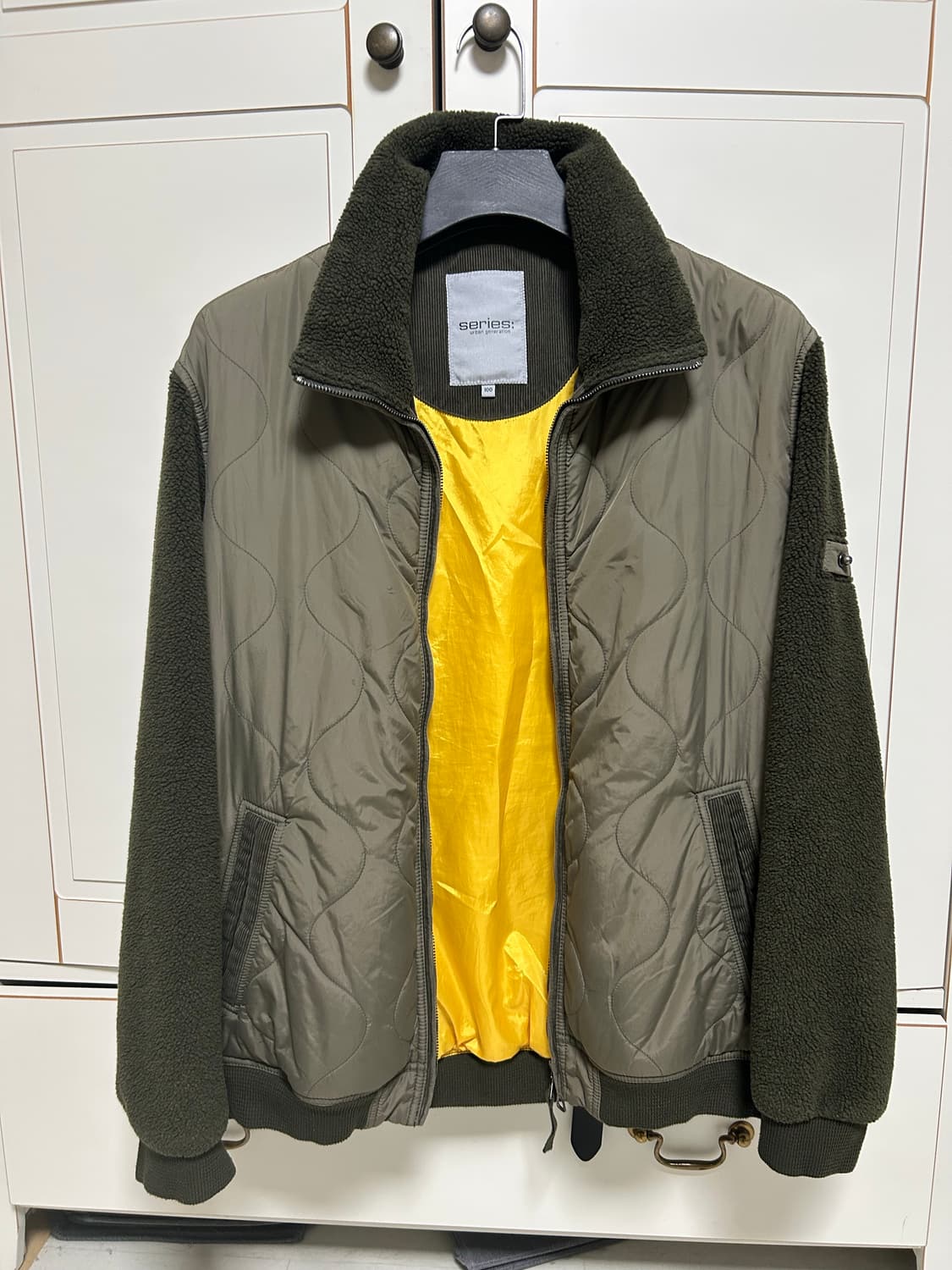 시리즈 series 퀼팅 플리스 자켓 100 상품이미지2