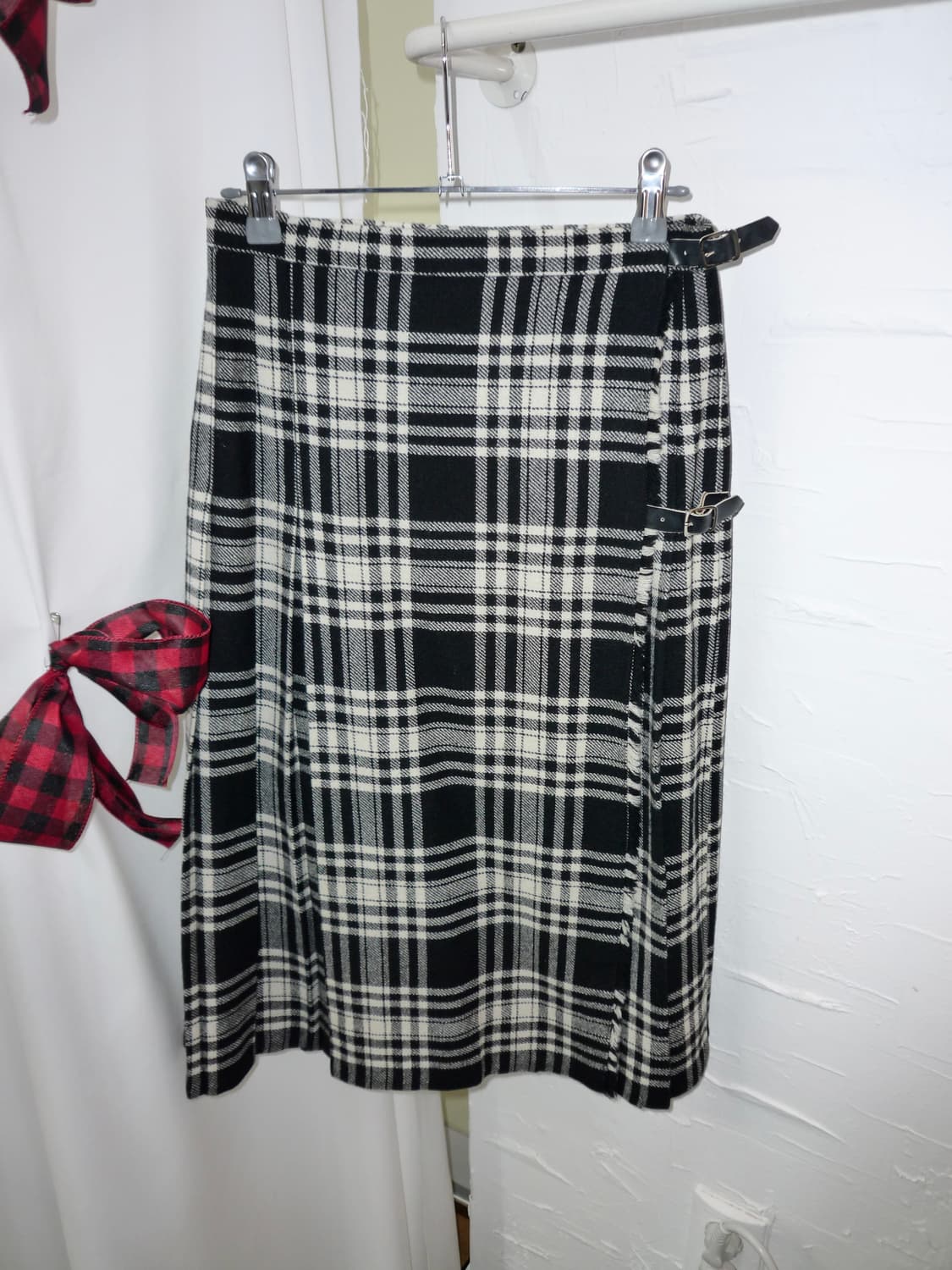 black scottish lap skirt 상품이미지4