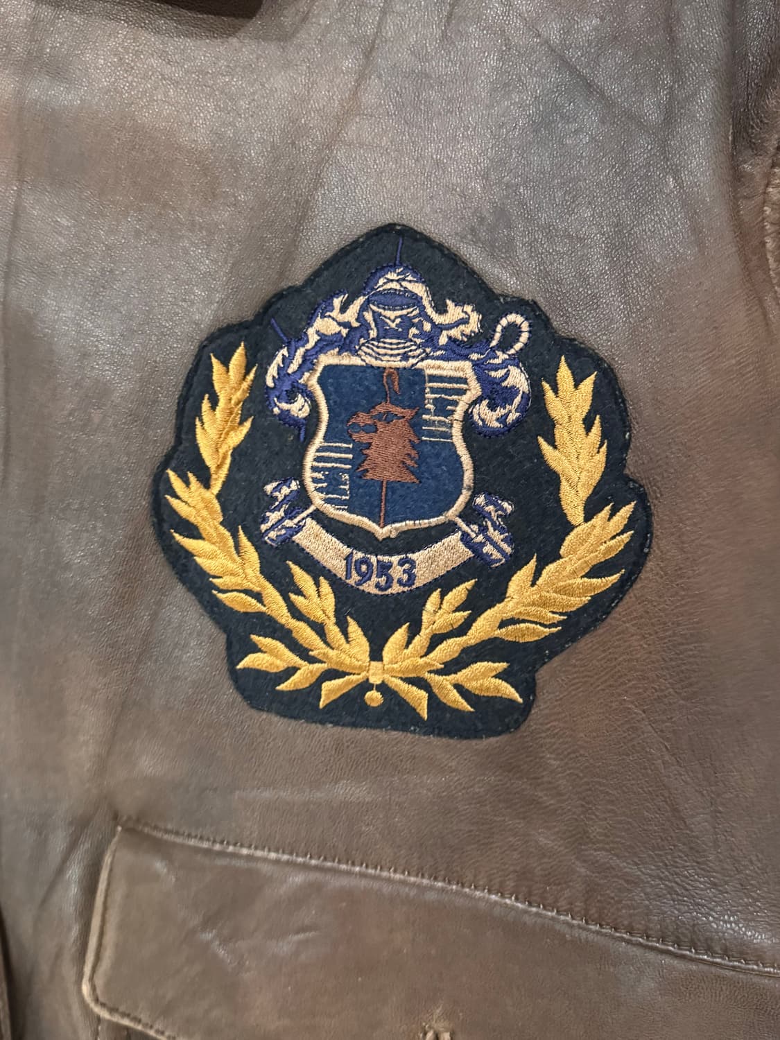 USAF 타입 A-2 양가죽 봄버 레더자켓  상품이미지5