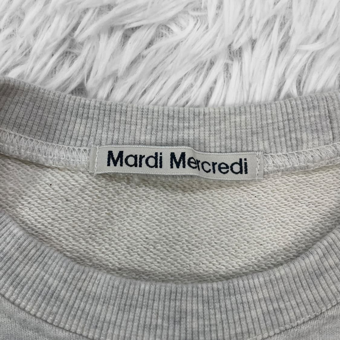 마르디메크르디 큐빅 플라워 맨투맨 상품이미지5