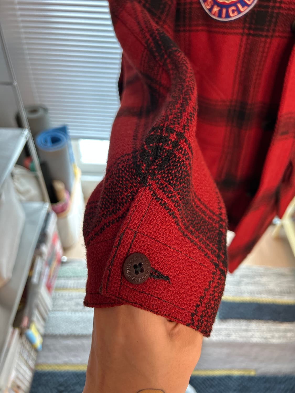 랄프로렌 폴로 버팔로 스키 패치 울 유틸리티 자켓 XL 상품이미지8