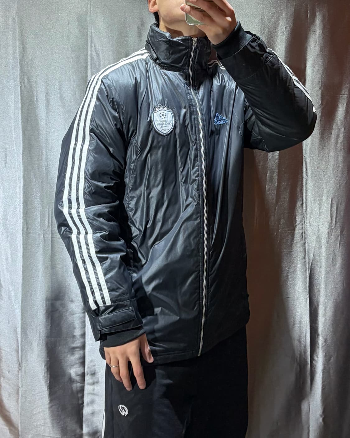 XL 나이키 유밴투스 스우시 블랙그레이 패딩 상품이미지1