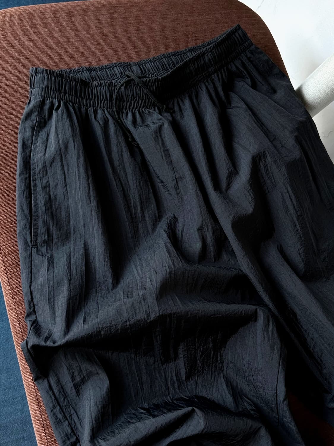Washed nylon design easy pants 상품이미지3