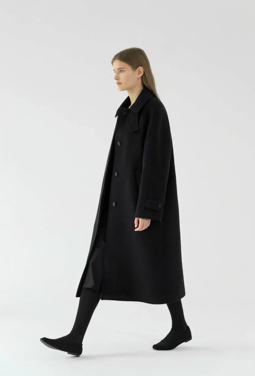 KLEAN 캐시미어 발마칸 코트 S 상품이미지4