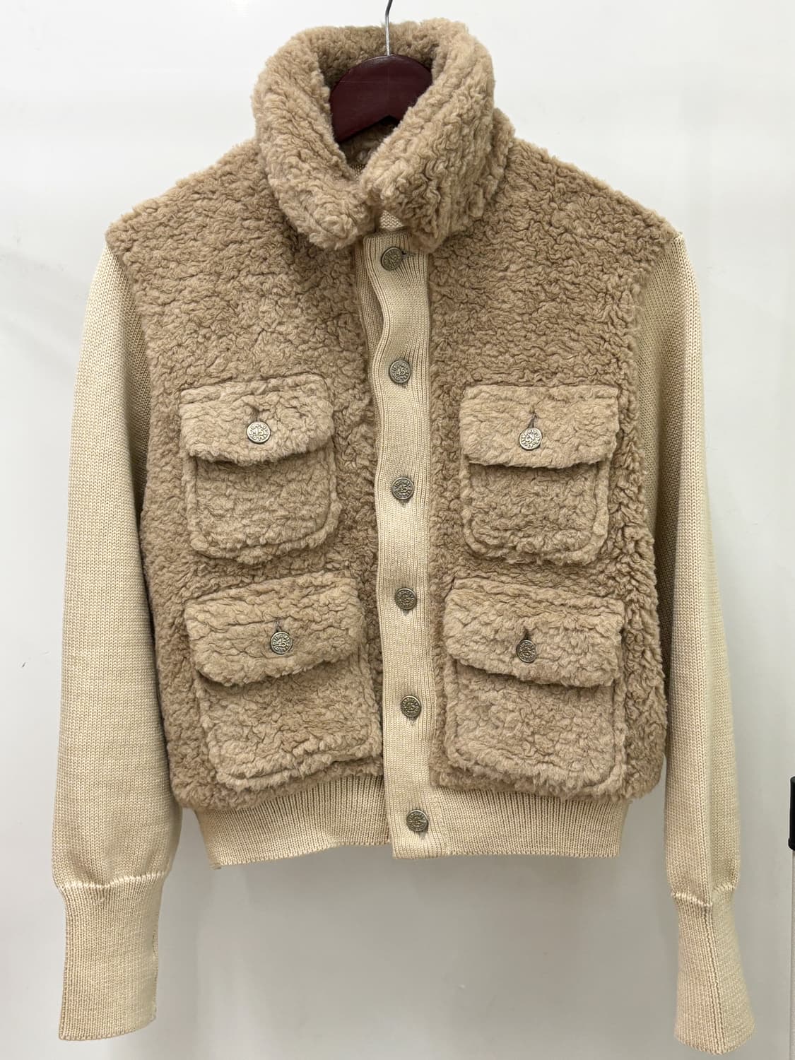 45rpm (45R) 보아 니트 908 블루종 ボア×ニット908ブルゾン 상품이미지3