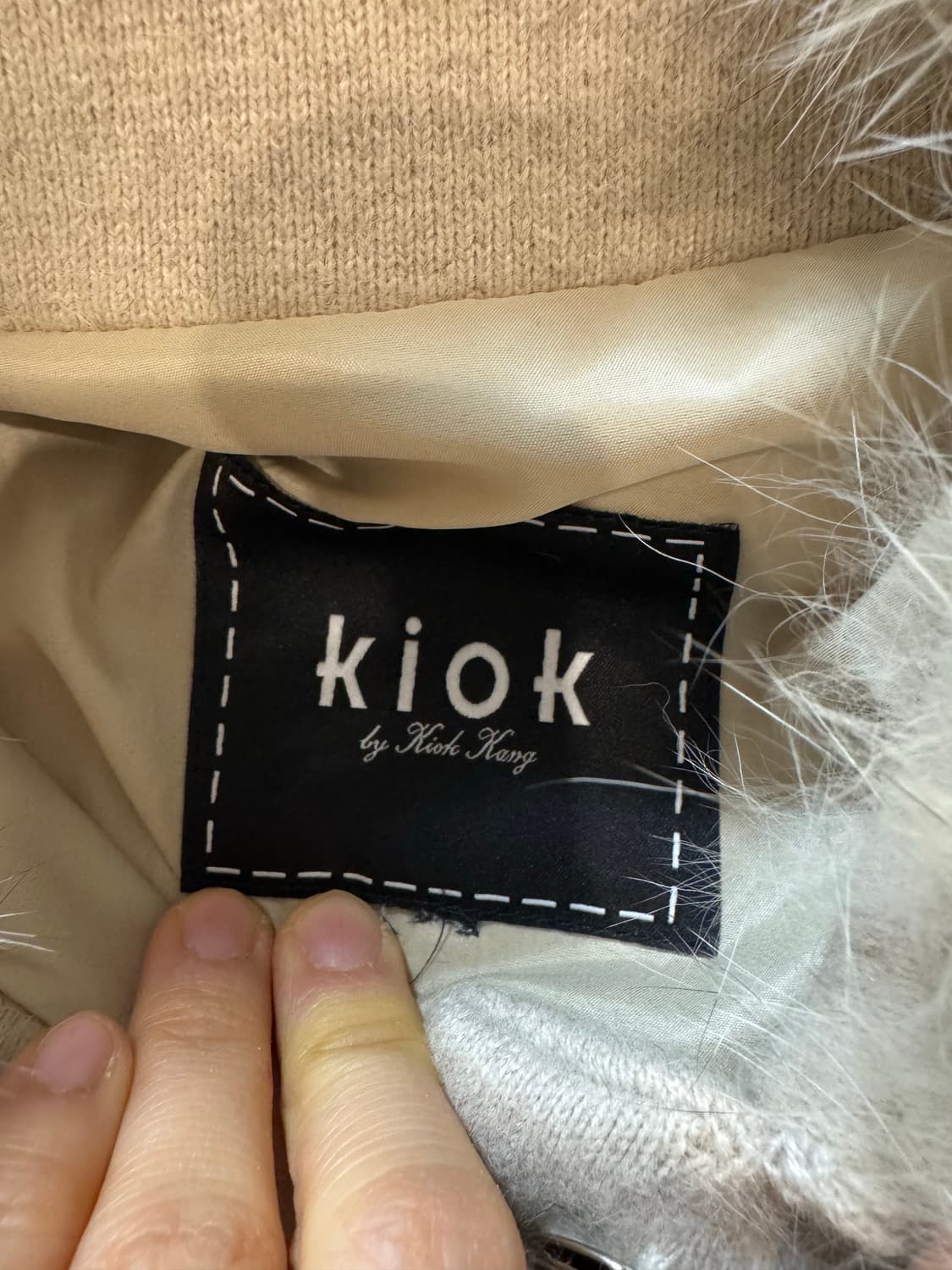 키옥 kiok 강기옥 폭스퍼 울 캐시미어 가디건 상품이미지2