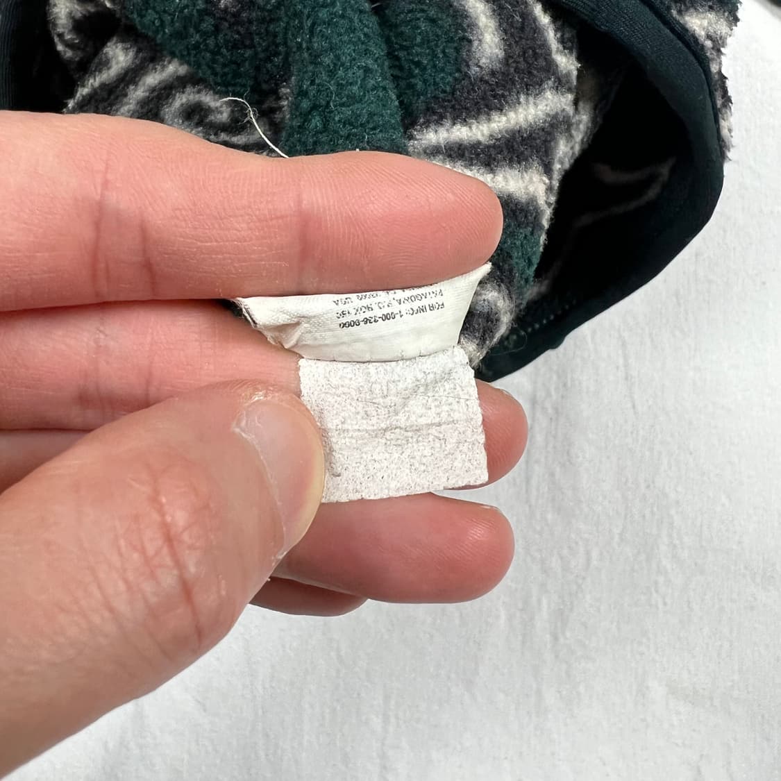 90s 파타고니아 거북이 패턴 신찰라 풀오버 플리스 상품이미지7