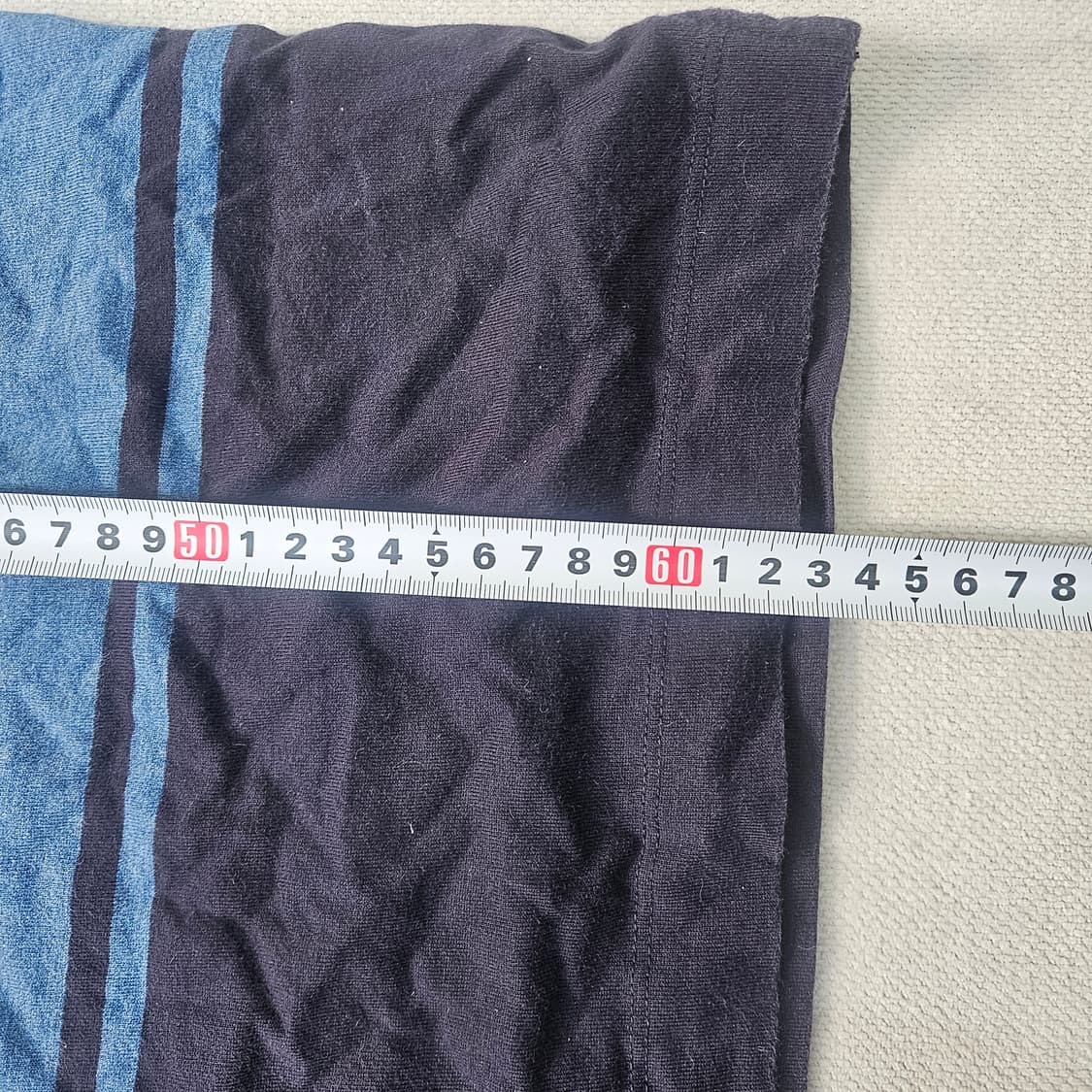 100 헤지스 남성 스트라이프 반팔티 0304Y 상품이미지8