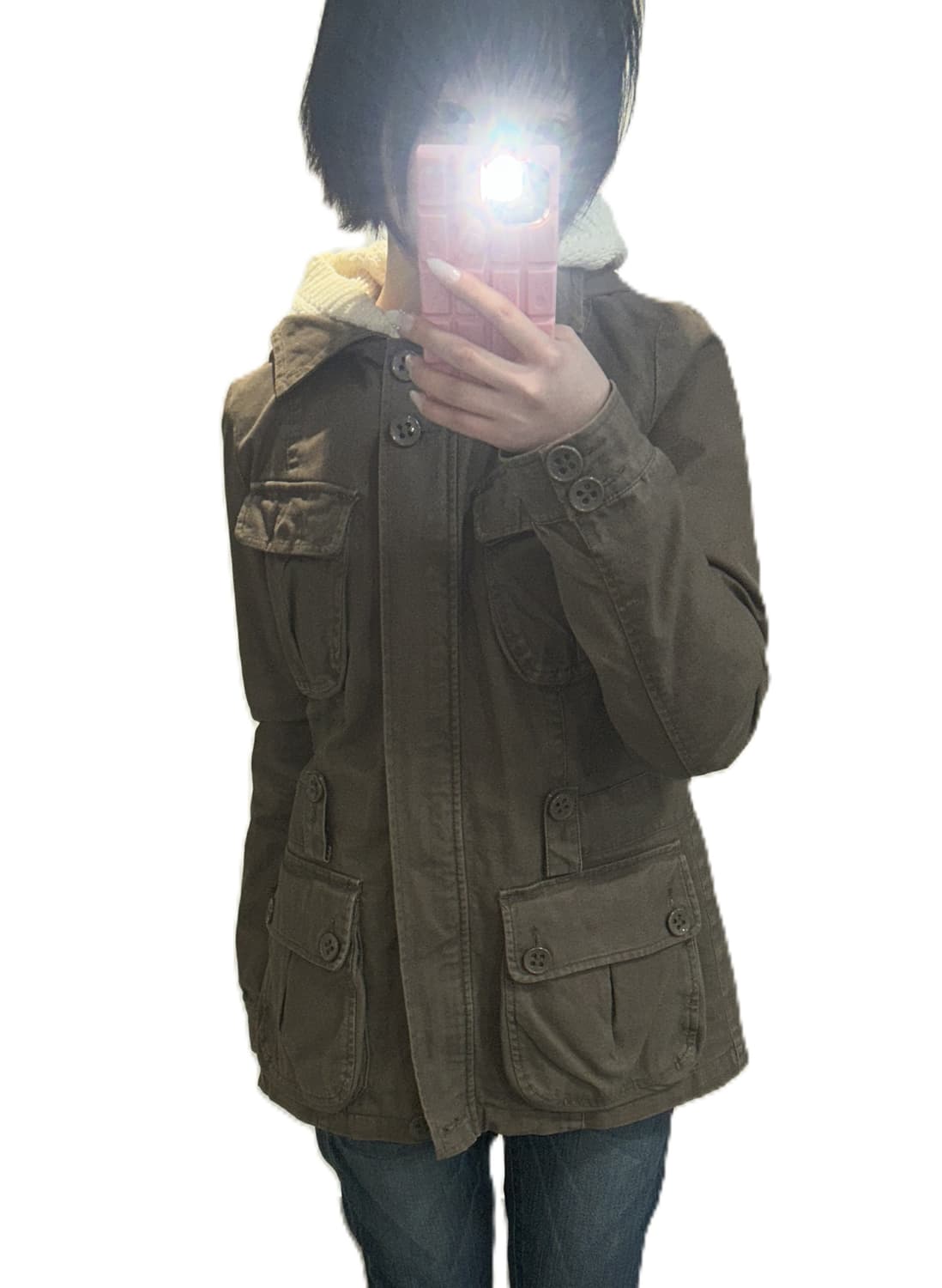 빈티지 브라운 사파리 자켓 상품이미지4