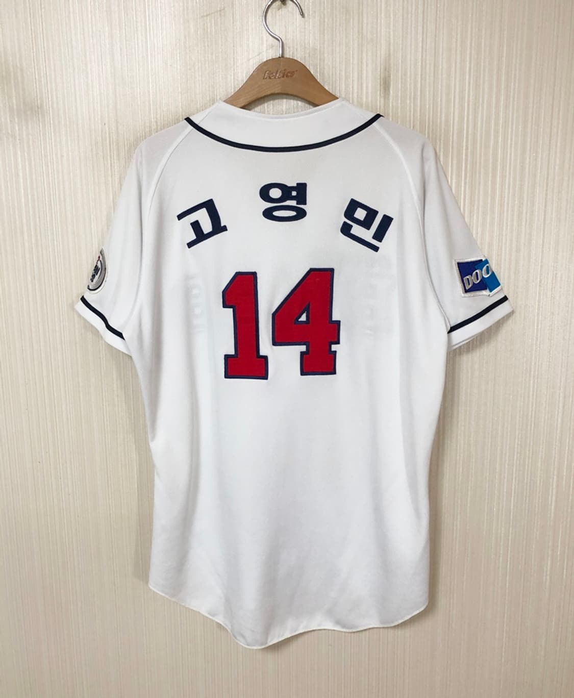 KBO 두산베어스 홈유니폼/져지 100 #14 고영민 상품이미지8
