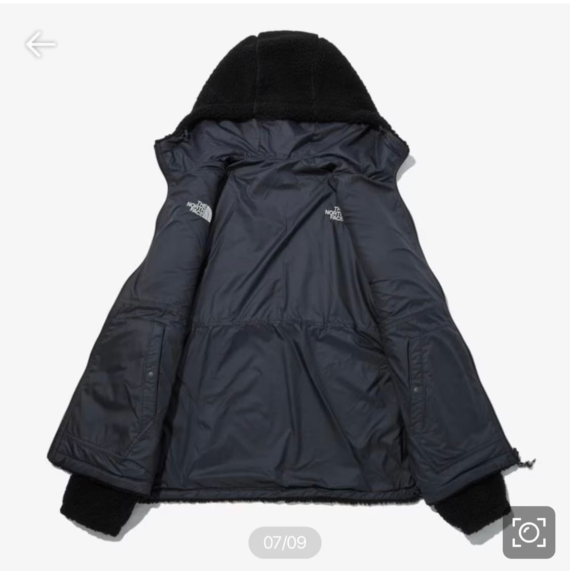 노스페이스 리버시블 플리스 후드 집업 상품이미지4