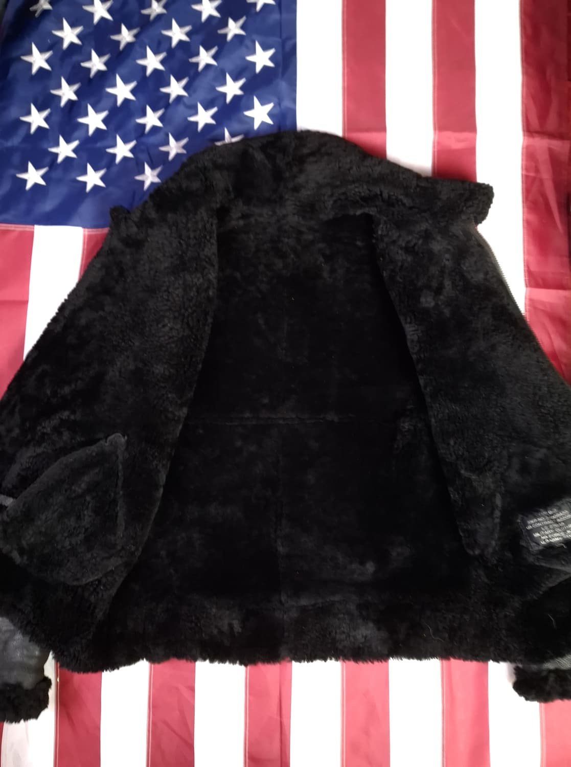 미공군 B-3 TYPE 리얼레더 항공 폭격기 무스탕 상품이미지7