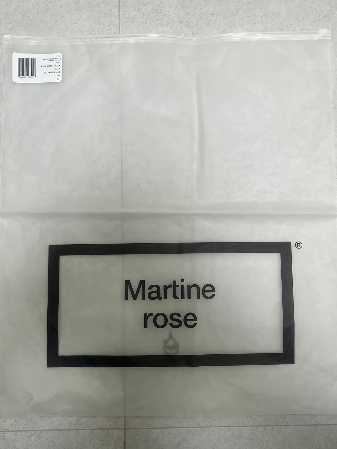 마틴로즈 슈렁큰 트랙자켓 L 상품이미지4