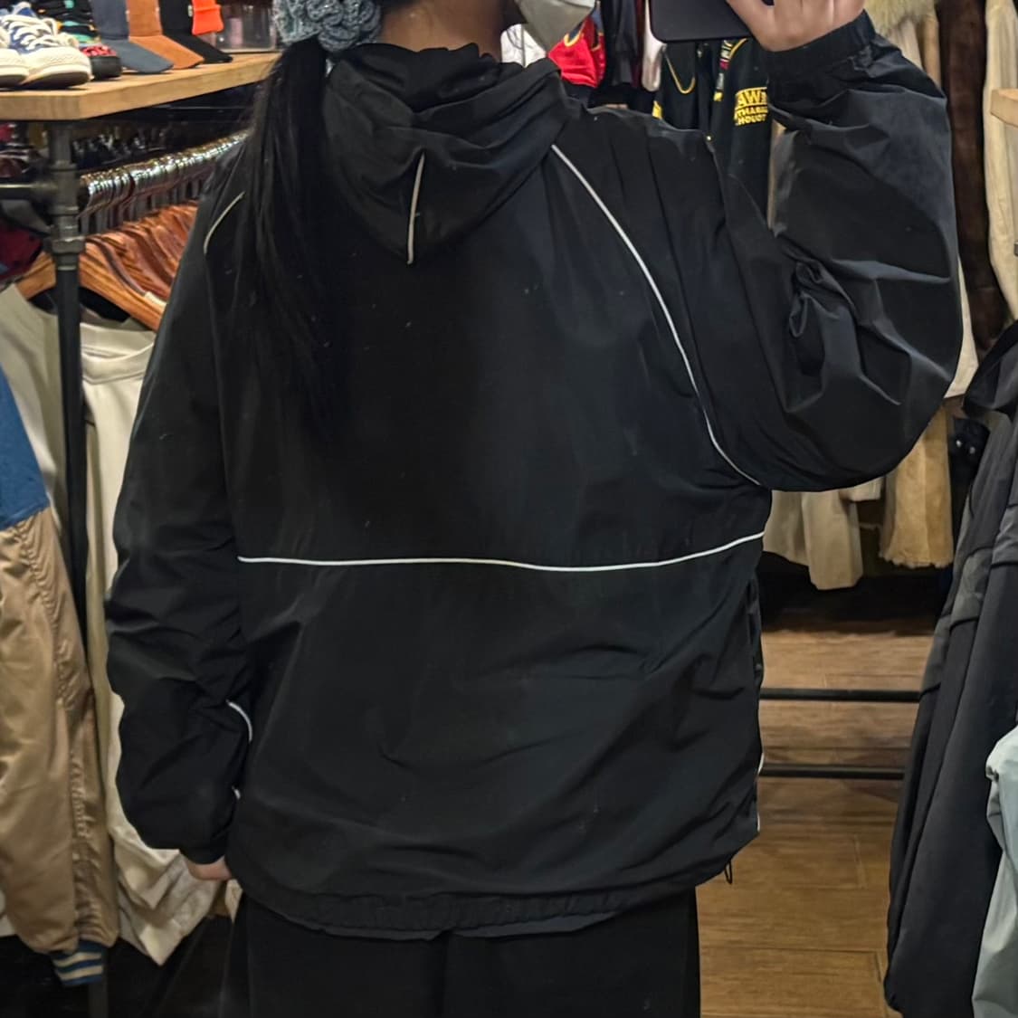 [HI] Nike 나이키 바람막이 AIR 블랙 상품이미지5