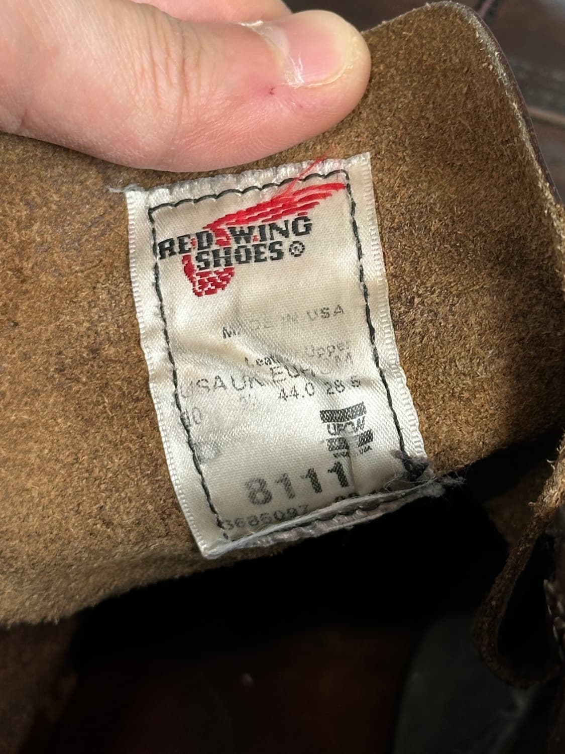 OG USA Made 레드윙 8111 아이언레인저 하드에이징 상품이미지8