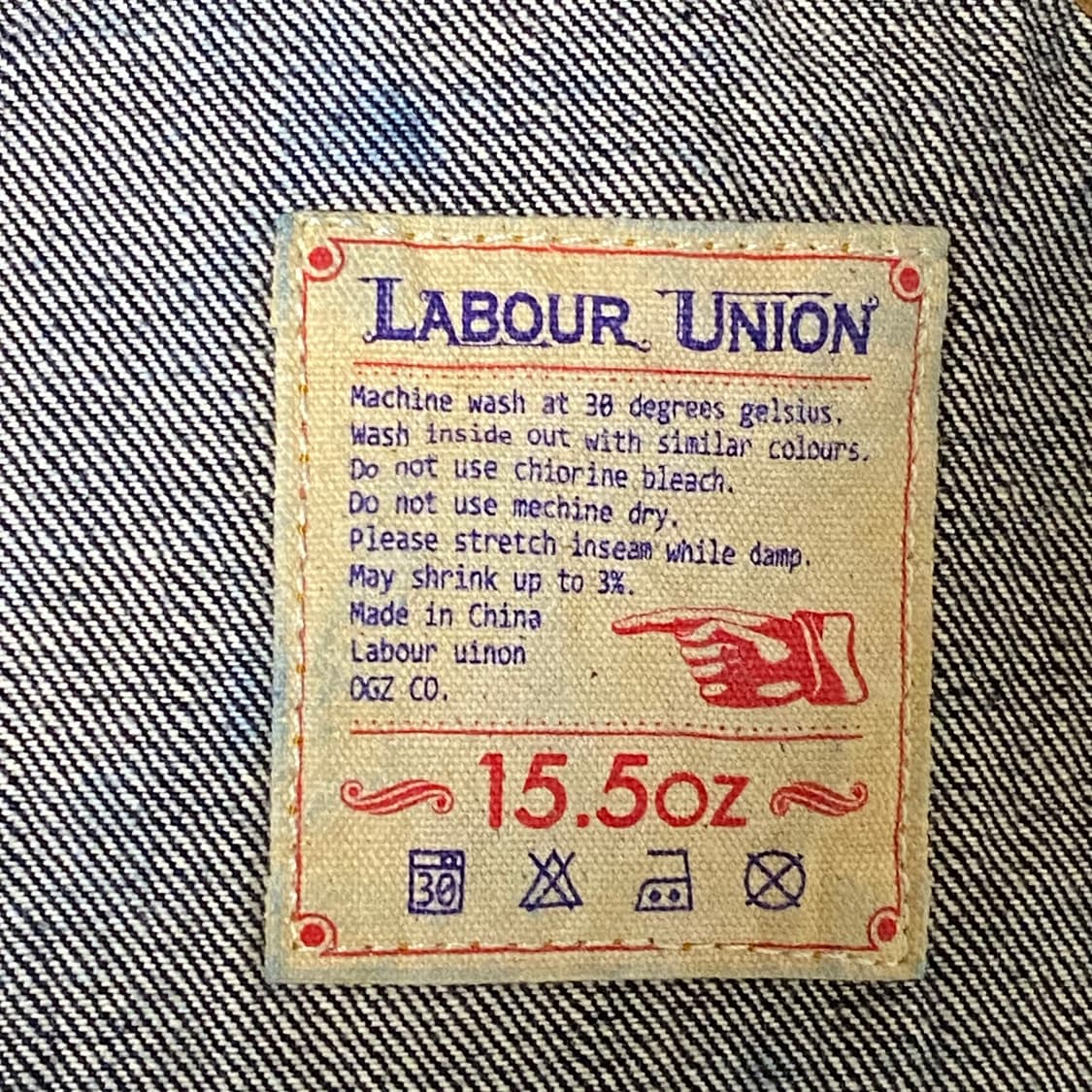 레이버 유니온 청자켓 XL 상품이미지6