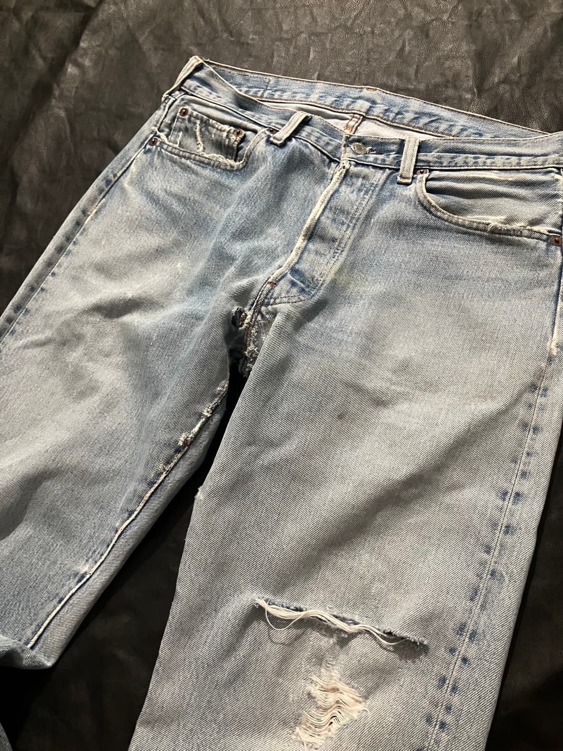 🇺🇸 80s USA 빈티지 리바이스 501 66후기 셀비지 데님팬츠 상품이미지3
