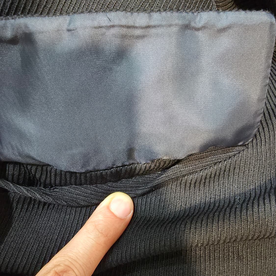 벨리에 다이에그널 블루종 블랙 L 상품이미지4