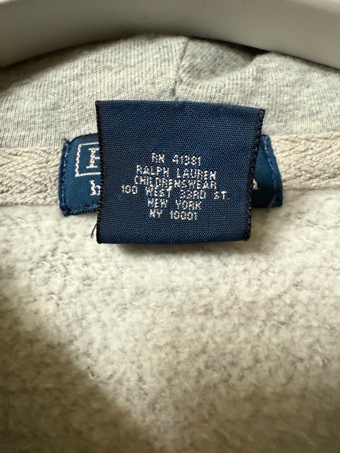 폴로 랄프로렌 기모 후드집업 상품이미지3