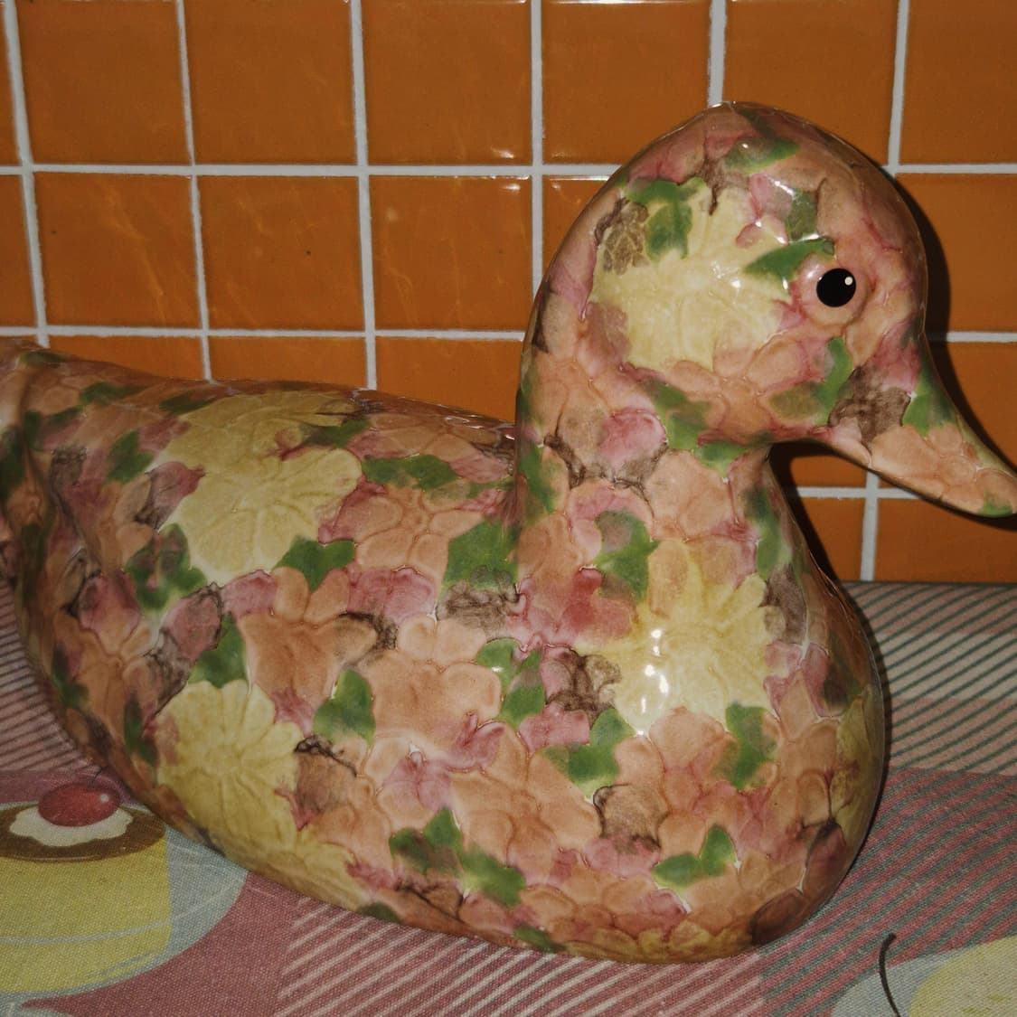 80s 영국 파크로즈 플로랄 오리 3XL 피겨린 상품이미지6