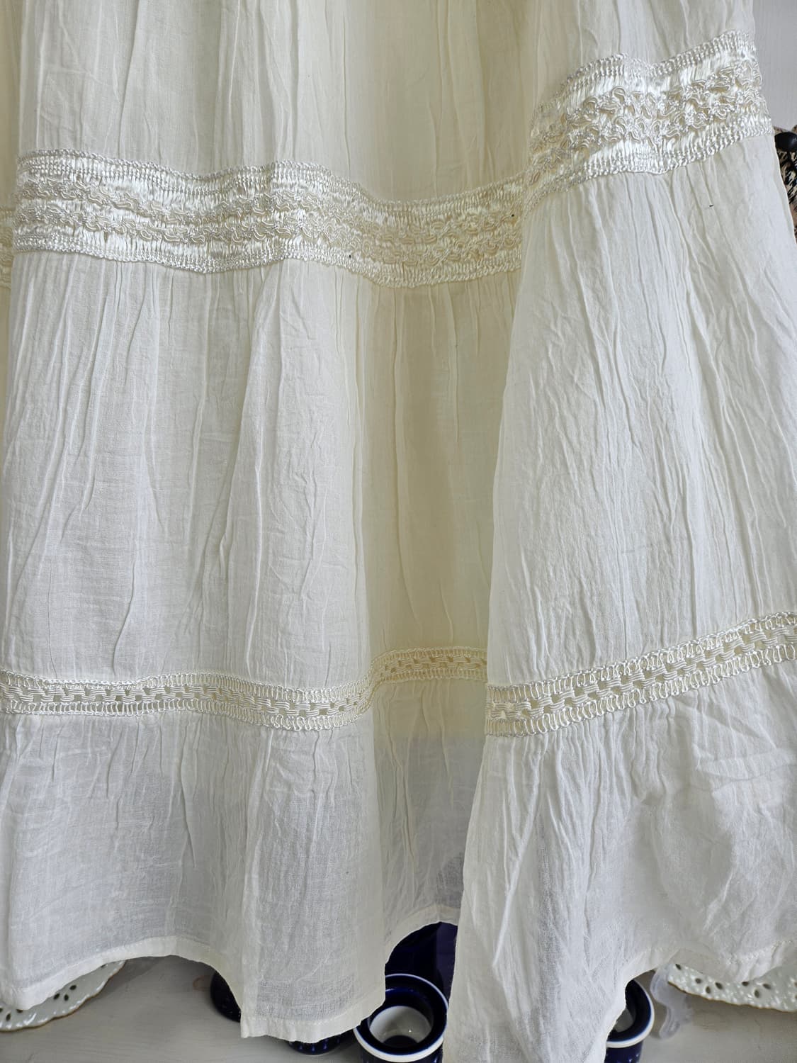 코튼 레이스 캉캉 스커트 상품이미지5