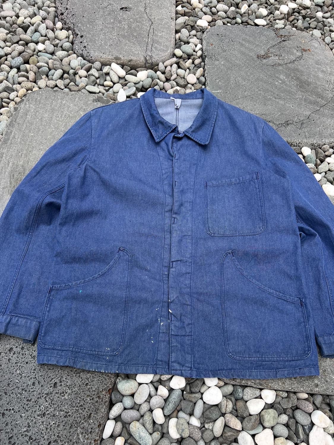 OLD VINTAGE WASHING "DENIM" 데님프렌치워크자켓 상품이미지3