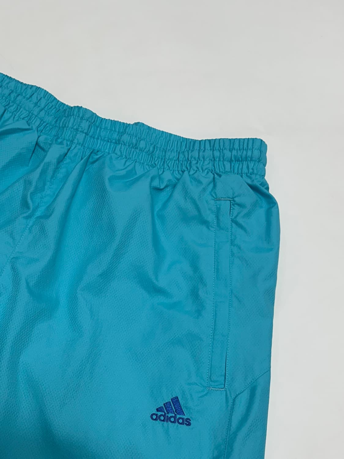 아디다스 하늘색 트레이닝 팬츠 빈티지 폴리 바지 상품이미지3