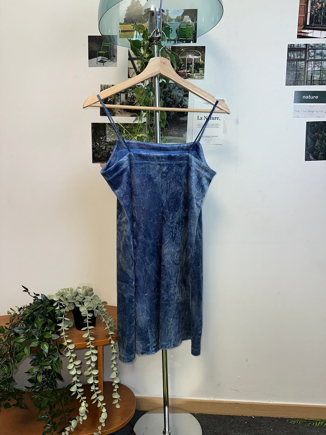 Deep blue velvet python ops 상품이미지5