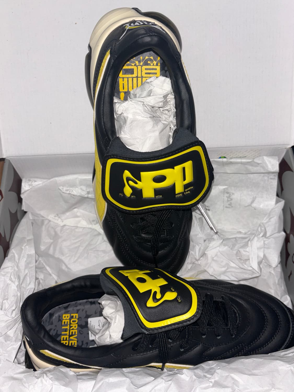 푸마 셀돔킹 퍽스앤미니 블랙 타르트 260 신발 상품이미지2