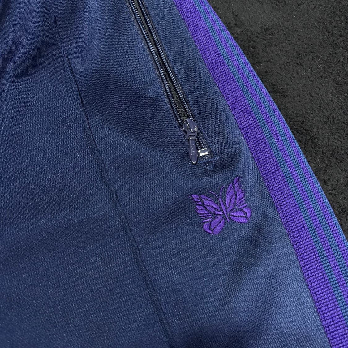 M 니들스 네이비 퍼플 트랙팬츠 상품이미지3