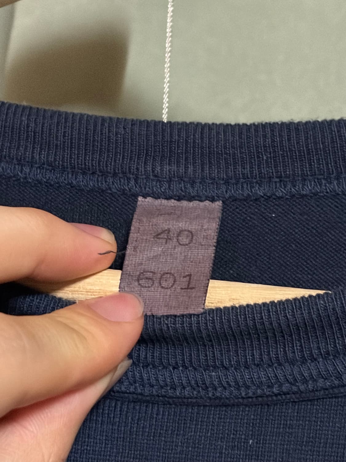 타이가 타카하시 LOT 601 티셔츠 가먼트다잉 네이비 40 상품이미지4